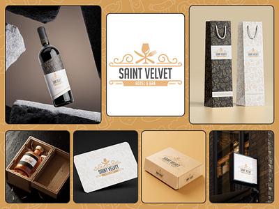 Restaurant & Bar Logo & Brand identity Design 3d bar bar logo brand book brand identity brand kit branding denser graphic design illustration logo logo design luxury branding minimalist design restaurant logo richer graphics typography ui ux vintage logo wine