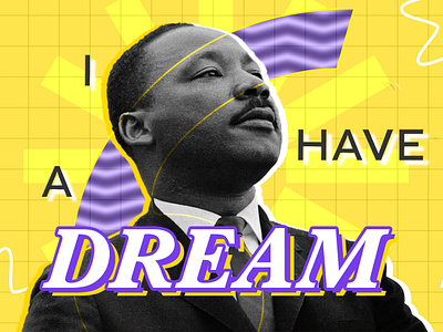 I Have A Dream-Creative Ad advertising after effects animation beautiful campaign concept creative design freedom graphic design justice marketing martin luther king motion graphics movement photoshop professional social media video editing