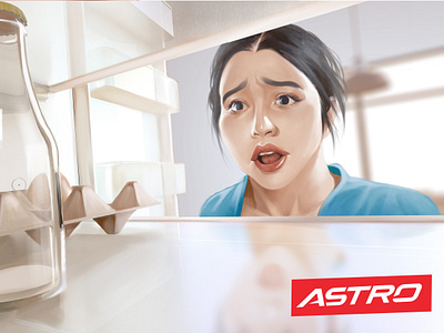 Astro Promotional Illustration campaign digital painting illustration marketing promotional