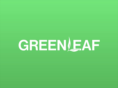 GreenLeaf Logo - Animation 3d render adobe illustrator after effects branding design graphic design illustration logo logo design nature plants