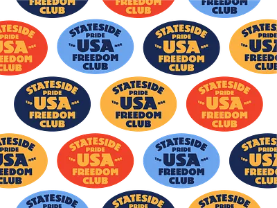 State Side Pride Badge Design branding design logo type typography wordmark