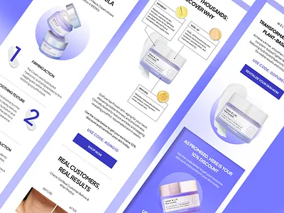 GoPure Email Automation Flows 3d animation graphic design ui