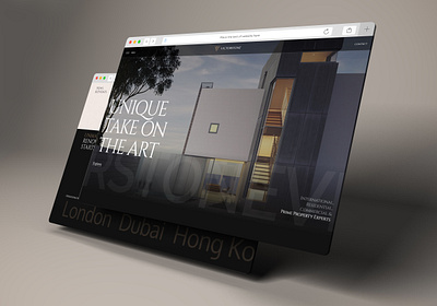 Victorestone - Real Estate UI/UX and Web development branding design landing page mobile app real estate ui user experience user interface ux web design