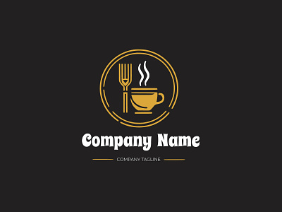 Caffe/Restro Editable Logo Design caffe logo customizable logo editable logo logo logo design restro logo