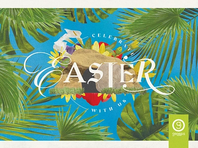 Easter Invite Card 2024 christian christian design christian designer christianity easter2024 graphic design print design