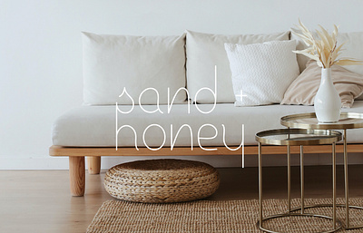 Branding | Sand & Honey boho branding coastal design feminine graphic design logo minimal design