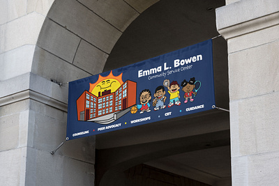 Branding for Emma L. Bowen Community Service Center - Harlem, NY adobe art branding characters creative design identity illustration mascot merchandise vector visual identity
