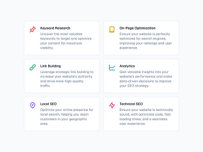 Features Section 💡 design features features section framer icons minimal saas ui web design
