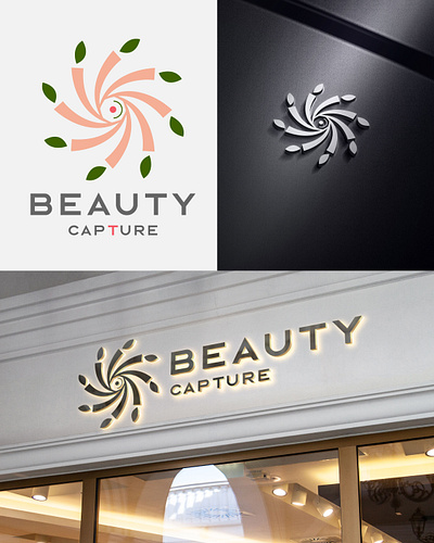 Beauty Capture beauty brand branding creative design fashion graphic design icon inspire logo logo design logo inspire logos luxury minimal nature popular shot skin care vector