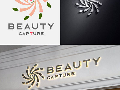 Beauty Capture beauty brand branding creative design fashion graphic design icon inspire logo logo design logo inspire logos luxury minimal nature popular shot skin care vector