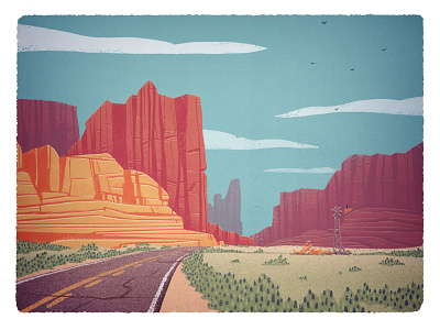 Road Trip! canadian artist explore illustration outdoors retro road trip travel vacation vintage