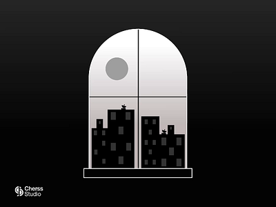Schedule work (Article on LinkedIn) animation black brand city design digital illustration digital painting digitalart graphic design illustration illustrator linkedin motion graphics night vector white