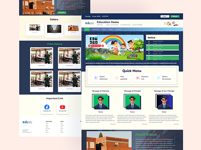 Landing Page Design branding homepage landing page ui ux