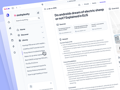 slothUI: World's Laziest Design System | AI Chatbot App UIUX ai chatbot app ai chatbot dashboard ai chatbot ui ai companion app ai companion dashboard ai companion ui ai copilot app ai copilot dashboard ai copilot ui clean figma design system figma ui kit minimal modern purple saas chatbot app saas dashbaord ui saas ui slothui soft