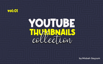 Youtube Thumbnails Collection branding design graphic design logo photoshop poster social media post