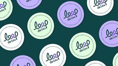 Loop de Lou - Crochet - Branding brand brand identity branding case study crochet design graphic design logo logo design ui