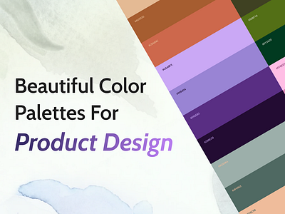 4 Color Palette For Product, Logo And Brand Design baige blue branding brown color green logo orange palette peach pink product design purple red violet visual identity yellow