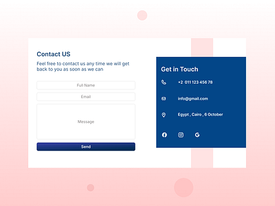Daily UI Challenge 28 Contact Us daily ui daily ui challenge ui ui challenge ui ux