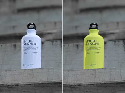 Bottle Mockup Outdoor (PSD) bottle mockup bottle mockups branding branding mockup mockup mockup design mockup psd mockups packaging mockup
