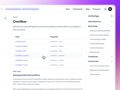 slothUI: Design System for Lazy Gen Z | SaaS Documentation UIUX clean code documentation documentation documentation app documentation dashboard documentation layout documentation ui figma design system figma ui kit minimal modern purple saas saas dashboard saas documentation saas table saas ui slothui soft table ui