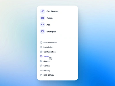 slothUI: World's Laziest Design System | SaaS Sidebar Nav UIUX blue clean figma design system figma ui kit gradient minimal modern navigation ui saas sidebar side nav side navigation side navigation ui sidebar sidebar ui sidenav sidenav ui simple slothui soft ui design