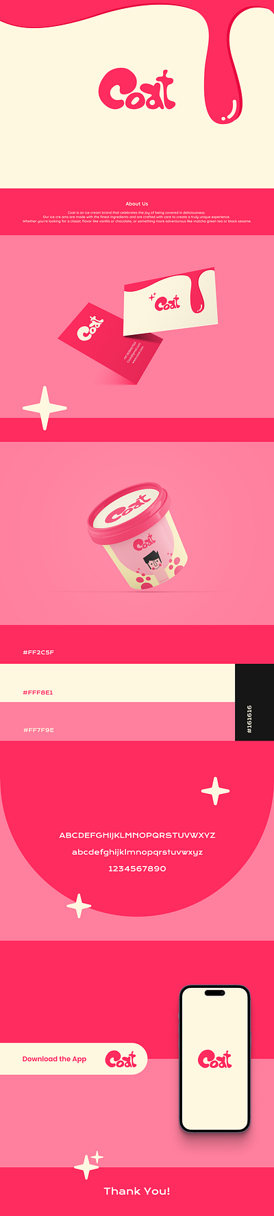 Coat: It's not just ice cream, it's an indulgence. brand identity branding cute illustration dribbble food branding food design graphic design ice cream brand illustration packaging design packaging inspiration sweet visual identity