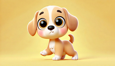 Cute Puppy animation art character design design digital art graphic design illustration