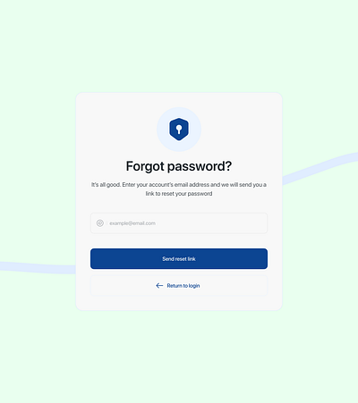 Reset Password Modal product design reset password ui ux