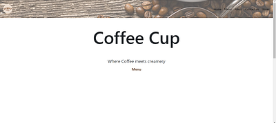 Coffee Shop Landing Page - HTML, CSS angular css flexbox html landing page ui website