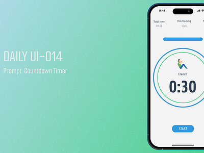 DailyUI-014-Countdown Timer daily ui challenge dailyui timer ui ui design