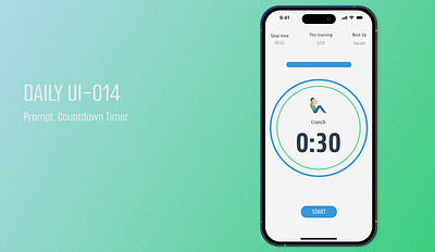 DailyUI-014-Countdown Timer daily ui challenge dailyui timer ui ui design