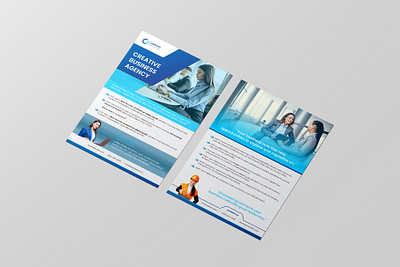 A4 size creative business brochure design template branding business flyer graphic design