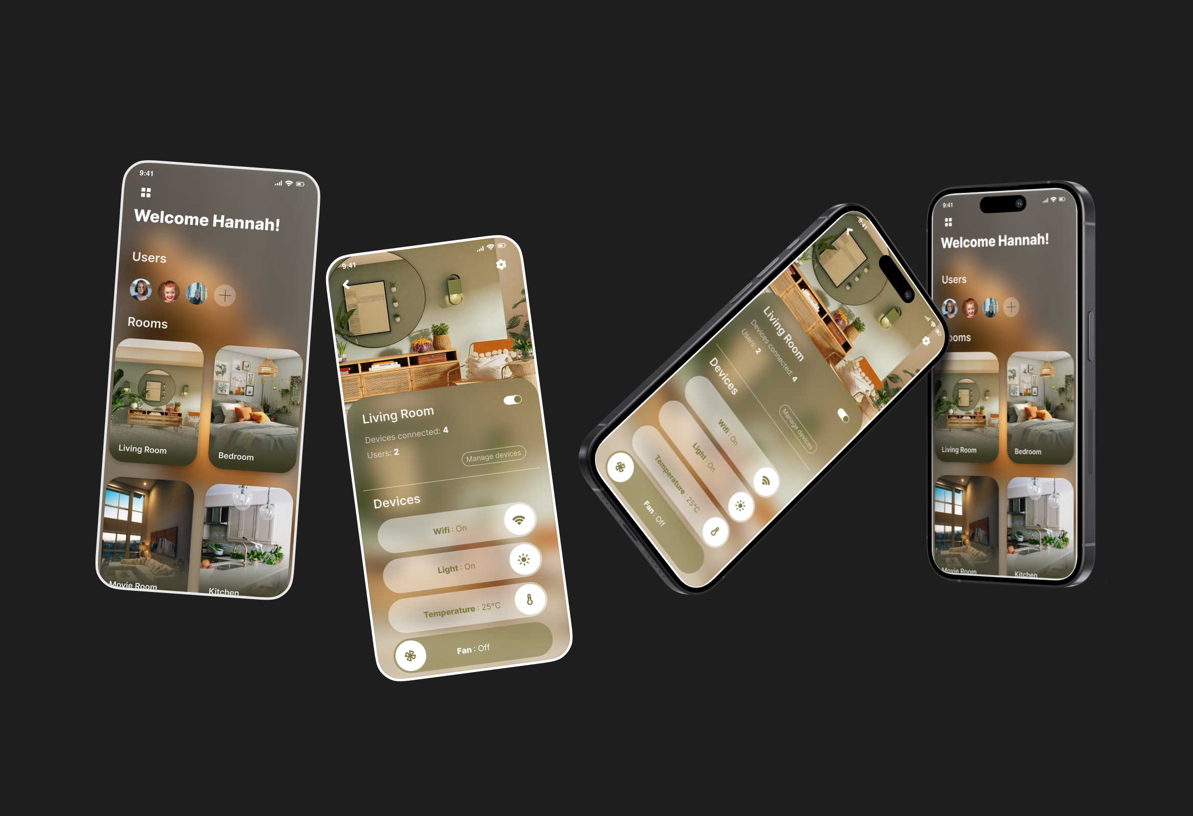 Home Automation App UI ui