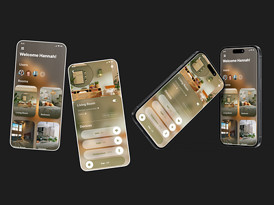Home Automation App UI ui