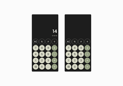 DailyUI Day 4 - Calculator art calculator dailyui design graphic design illustration ui user experience user interface ux uxui