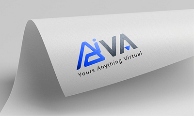 Virual Logo Idea branding graphic design illustration logo vector
