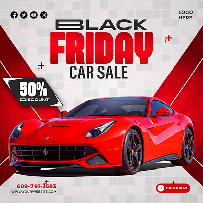 Car Social media post adobe photoshop advertising banner branding creative ads design graphic design illustration instagram post poster poster design social media ad social media posts