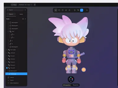 Tribu 3d editor 3d editor 3d tool design graphic design home screen ui vector