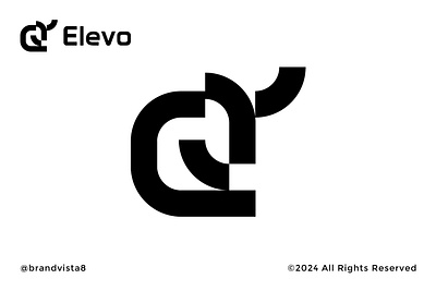 Letter e , Elephant, Elevo Brand Logo ai ai creativity ai driven ai powered ai solutions automation tools brandiing digital transformation eelephantlogos elephant elevo geometric innovative brand letter e logo logodesigner logodesigns monogramlogo smart analytics solutions