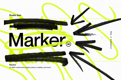 Marker 500 Markers, Lines, & Additional black marker brush fiber tip font graphic pen magic marker marker marker font paint pen pencil permanent makeup scribbles texta texture timeless type