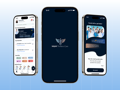 Medical Appointment Booking App 🔥👩‍⚕️(Mobile App Design) app app design branding design doctor app logo medical appointment booking app mobile mobile app mobile app design mobile design ui uiux uiuxdesign uiuxdesigner ux