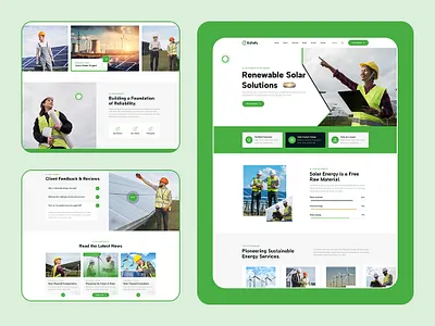 Echofy Solar Renewable Energy WordPress Theme wind energy