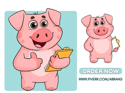 Cartoon Mascot Pig | Cartoon Mascot Nerd Pig abrang branding cartoon character cartoon character cute pig cartoon character pig cartoon creator online cartoon cute pig cartoon logo maker cartoon mascot pig cartoon pig cartoon style cartooning design character etsy fiverr graphic design illustration illustration cartoon pig illustration character pig illustration mascot pig