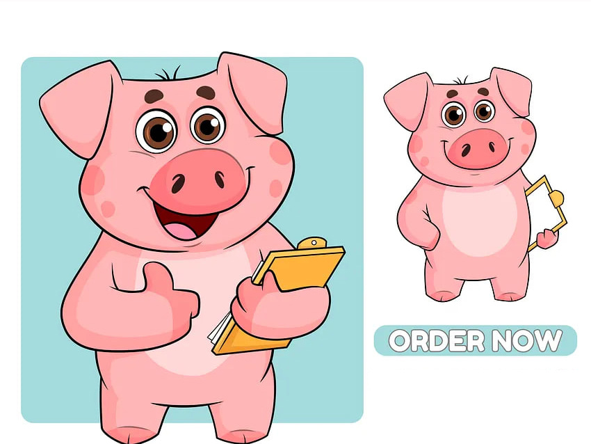 Example of Custom Cartoon Mascot Design 