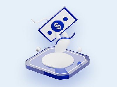 3D Icon #008 Money | Digital Marketing 3d 3dicon icon ui