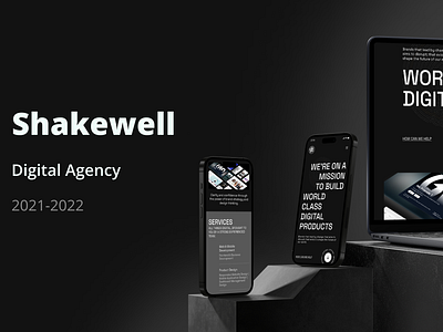 Digital Agency - Website responsive design branding figma landing landing page mobile pwa responsive ui ux web