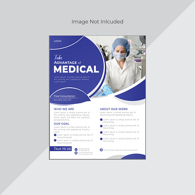 Creative Medical Flyer Design Template brand business care design doctors flyer flyer design flyer template graphic designer health health flyer healthcare hospital marketing medical medical flyer medical poster print template vector