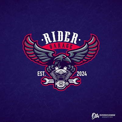 Crow rider logo branding design graphic design identity illustration logo mark tshirt vector