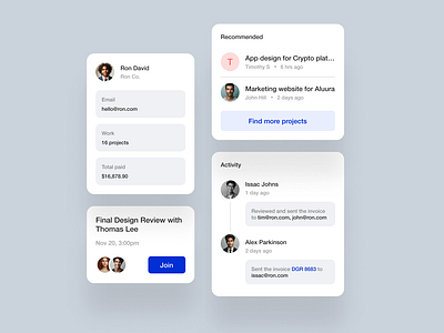 Card design card daily design figma mobile ui ux