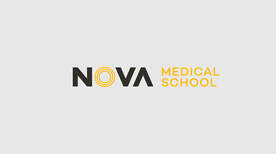 NOVA Medical School - Logo Motion 3d after effects animation branding design lisboa logo medical minimal motion motion graphics school university yellow